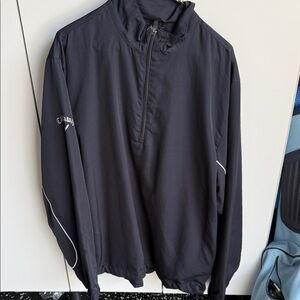 Callaway Men's Black Windbreaker with White Accents
